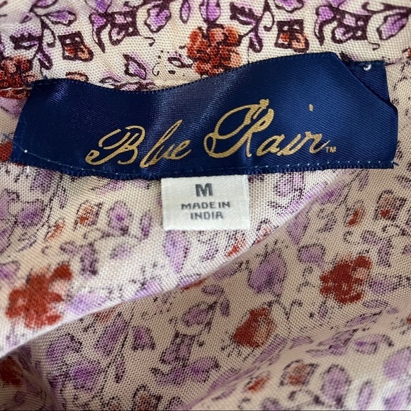 Blue Rain Boho Top - Picture 3 of 4